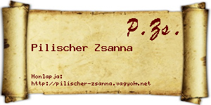Pilischer Zsanna névjegykártya
